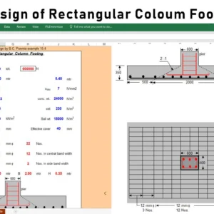 Design of Rectangular Column Footing