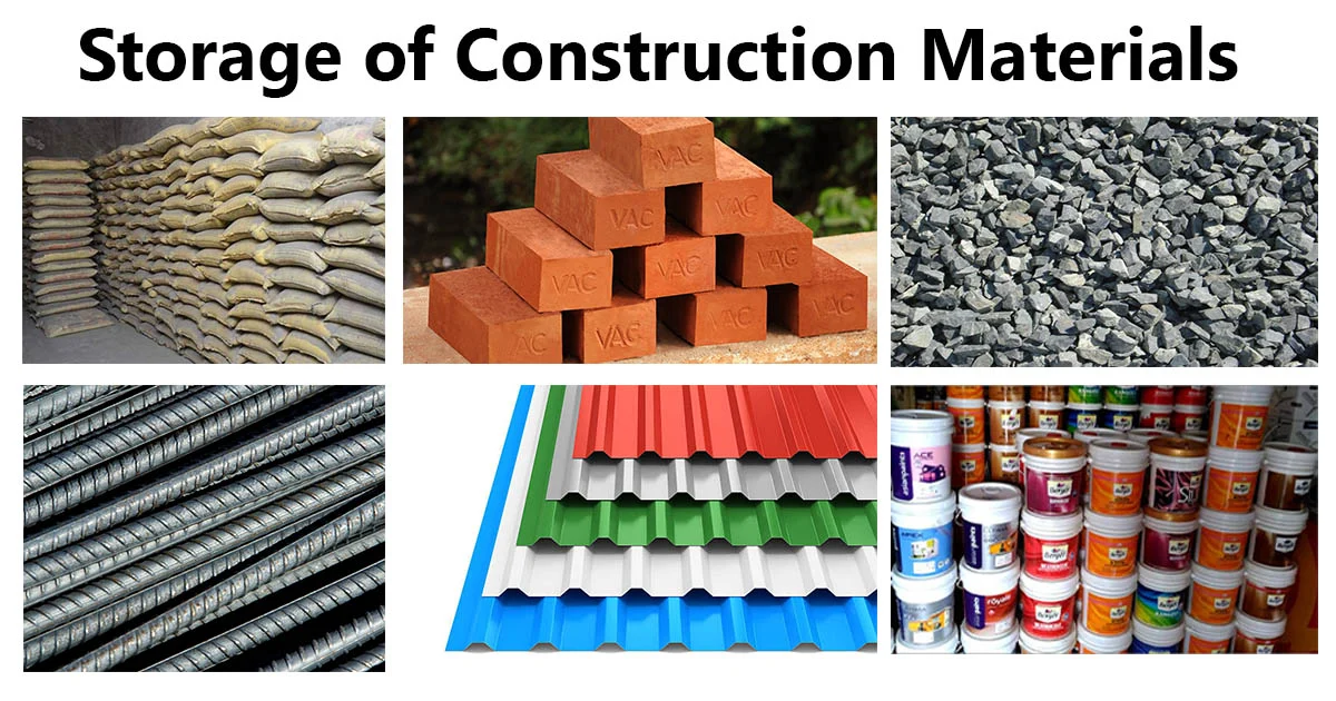 Storage of Construction Materials