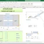 Staircase Analysis and Design Excel Sheet