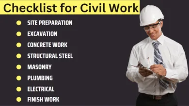 Checklist for Civil Work