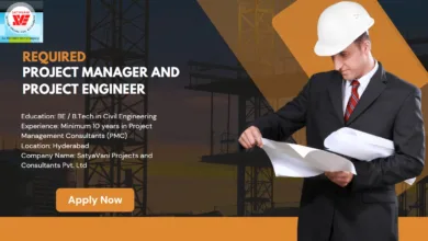 Required Project Manager and Project Engineer