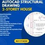 AutoCAD Structural Drawing For 2-Storey House