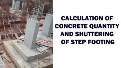 Calculation Concrete Quantity Shuttering