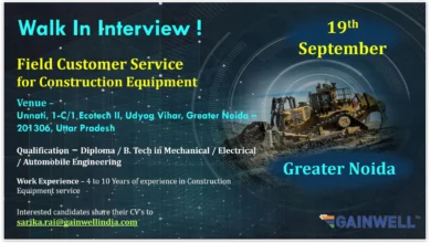 Walk-In-Interview for Field Service Engineer